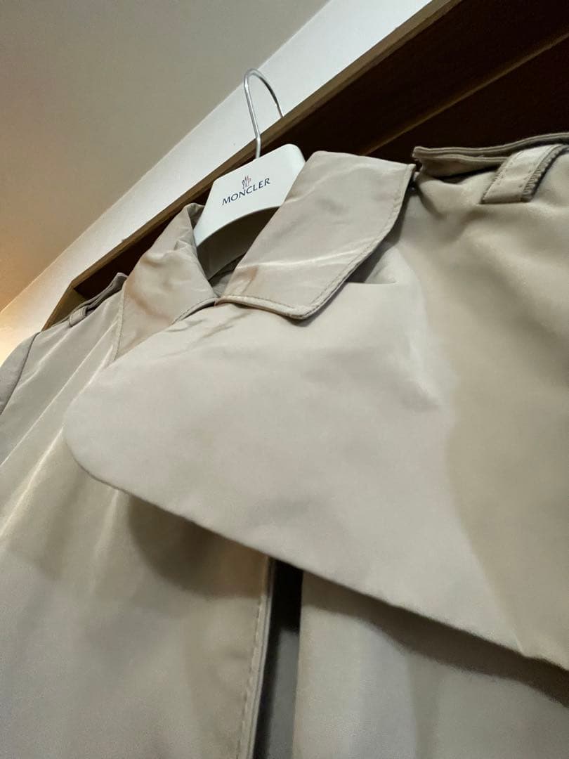 MONCLER ベージュ トレンチコート　サイズ0 所有者162cm