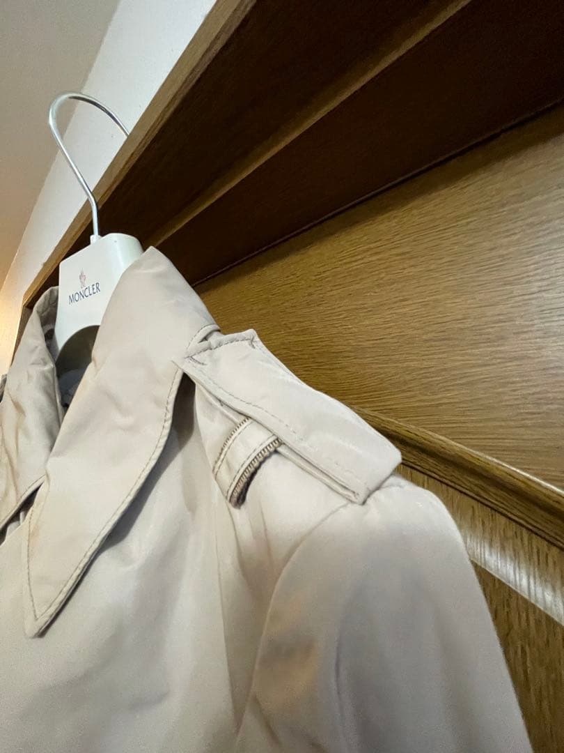 MONCLER ベージュ トレンチコート　サイズ0 所有者162cm