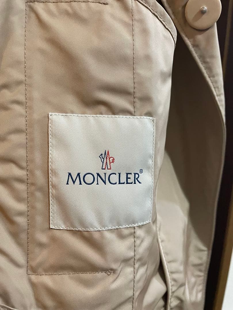 MONCLER ベージュ トレンチコート　サイズ0 所有者162cm