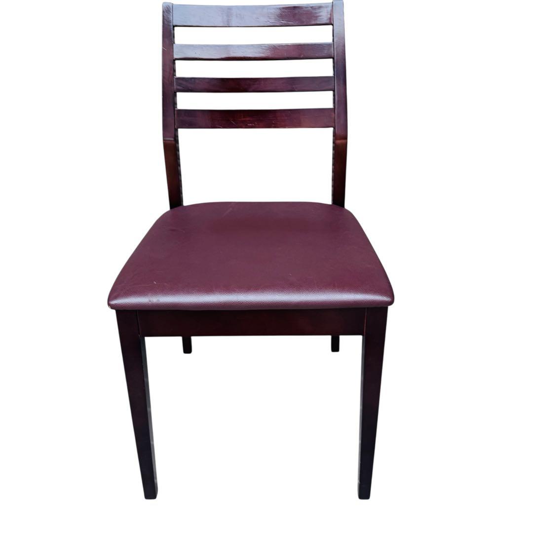 CRES ダイニングチェア　2脚セット　レザー