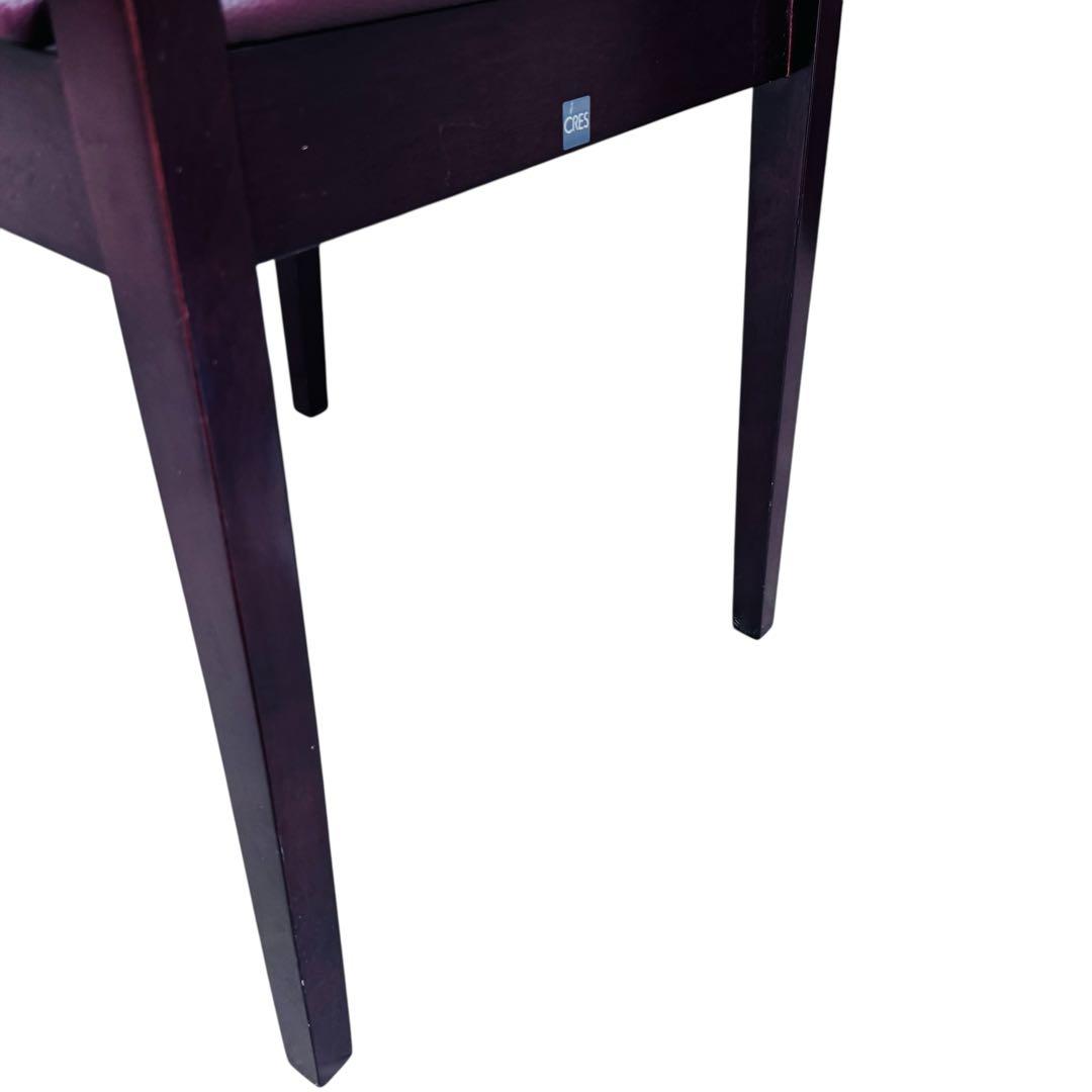 CRES ダイニングチェア　2脚セット　レザー