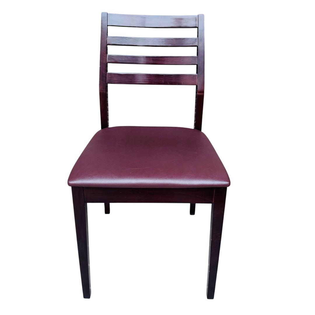 CRES ダイニングチェア　2脚セット　レザー