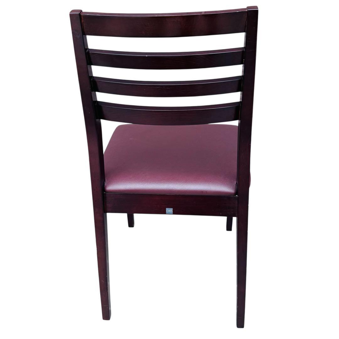 CRES ダイニングチェア　2脚セット　レザー