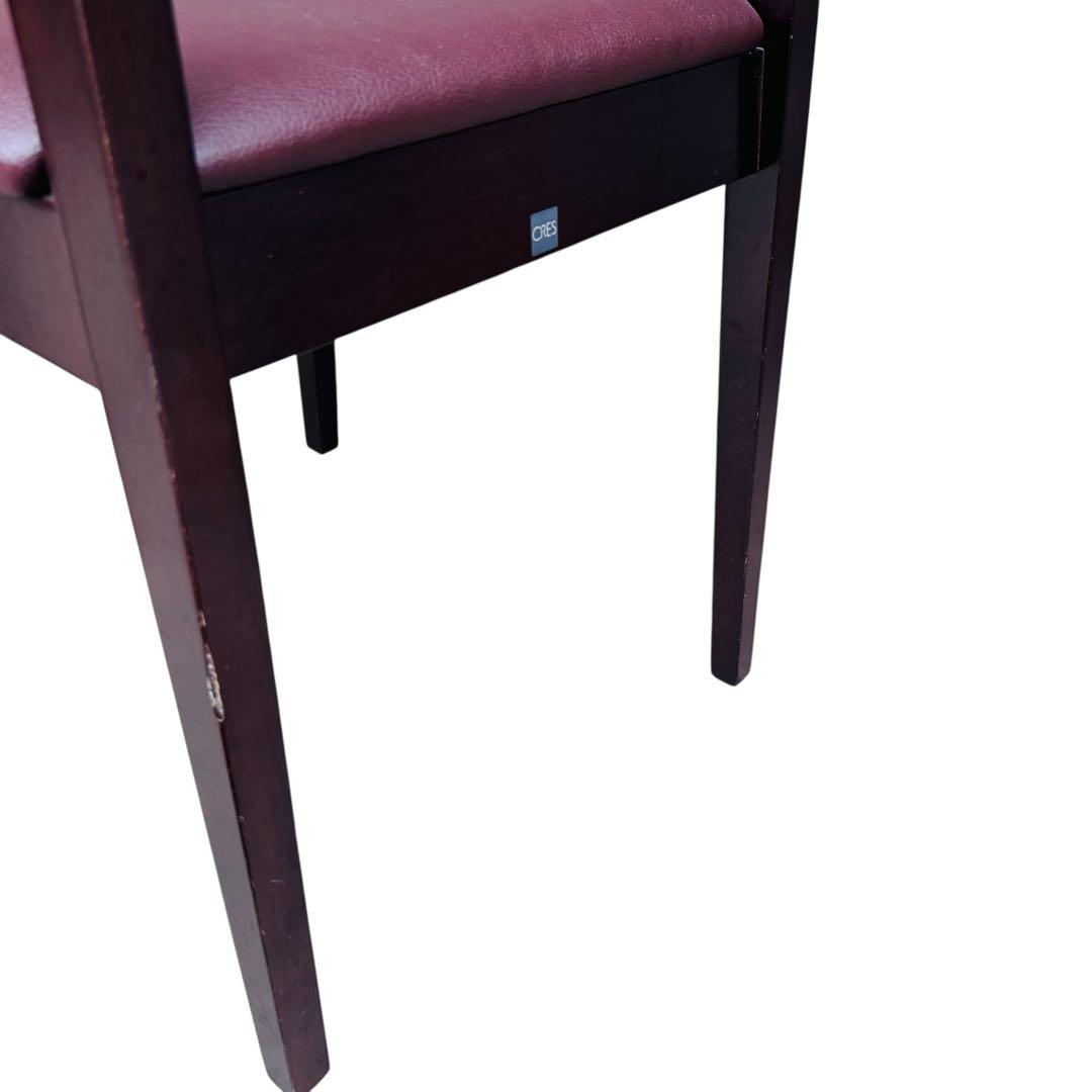 CRES ダイニングチェア　2脚セット　レザー