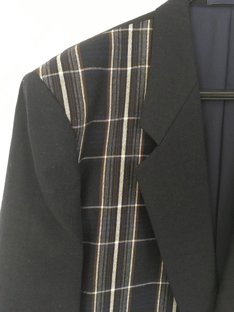 コムデギャルソンオム　チェック柄スーツ