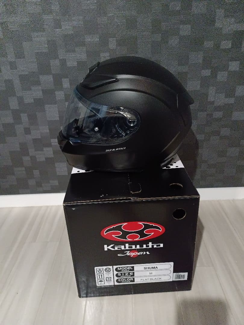 【使用回数少】OGK KABUTO SHUMA フラットブラック Mサイズ