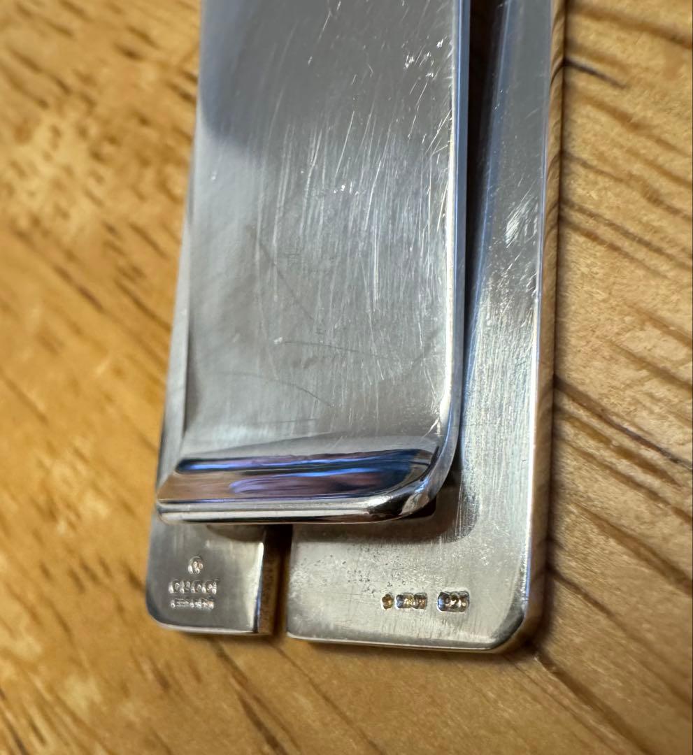 GUCCI マネークリップGロゴ　silver-925