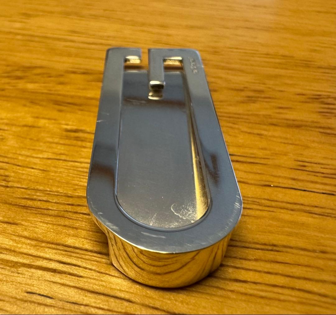 GUCCI マネークリップGロゴ　silver-925