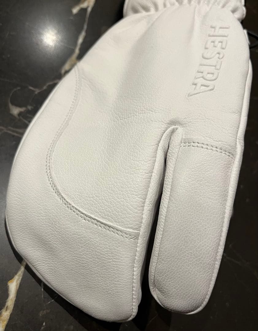 【未使用】HESTRA ヘストラ Topo 3-Finger ホワイト サイズ6