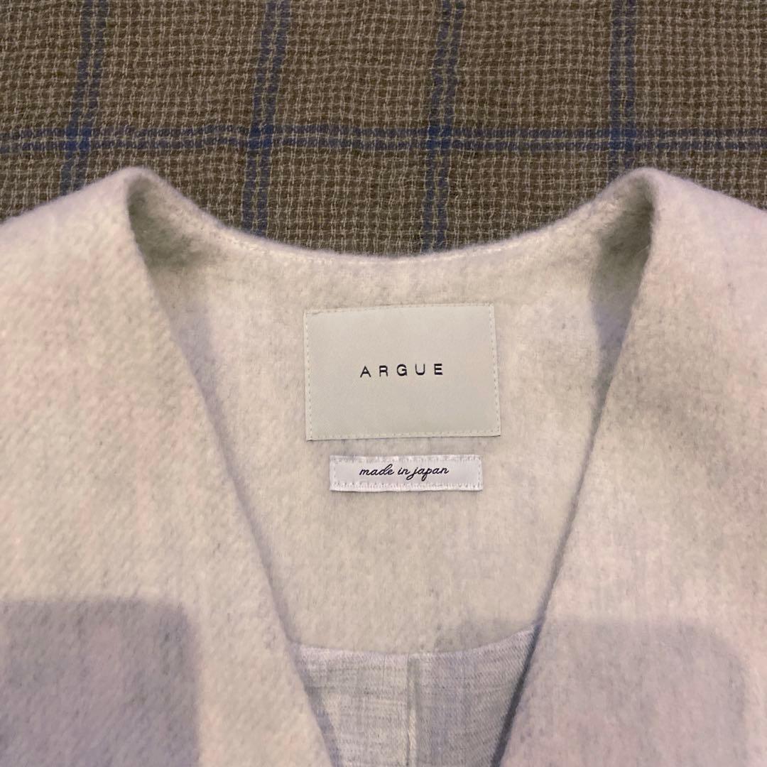 ジャケット・アウター BISHU-WOOL SHAGGY SHORT JACKET COAT/CLAY