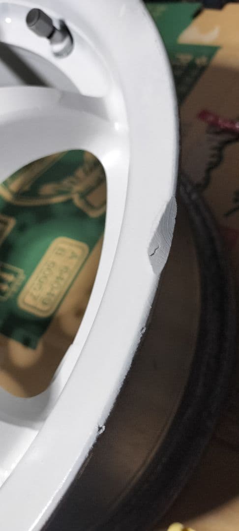 14インチ ホワイト キッズレーシングホイール