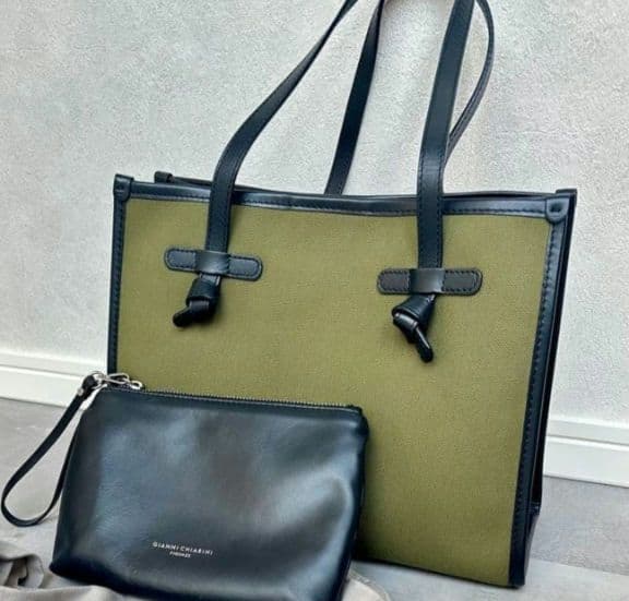 GIANNI CHIARINI トートバッグ MARCELLA オリーブ