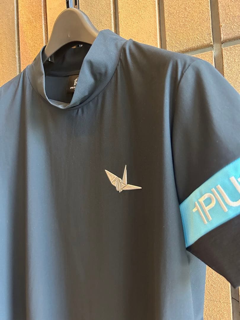 ウノピゥ ゴルフ 1PIU1UGUALE3 GOLF モックネック M 黒