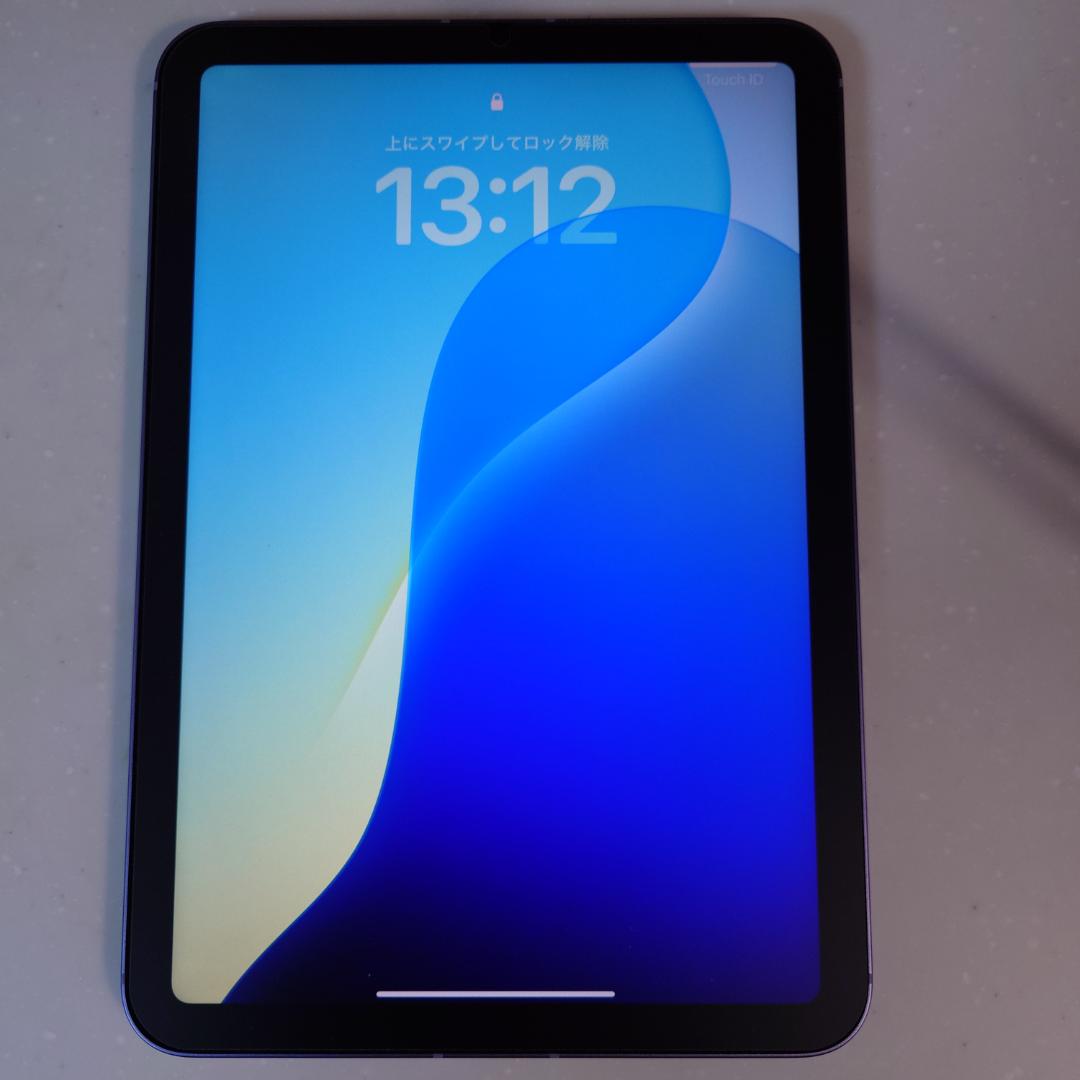 美品 iPad mini 第6世代 64GB cellular パープル