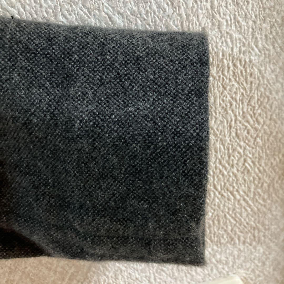 evam eva カシミヤ ヘンプ ロングコート グレー 系　定価約8万円