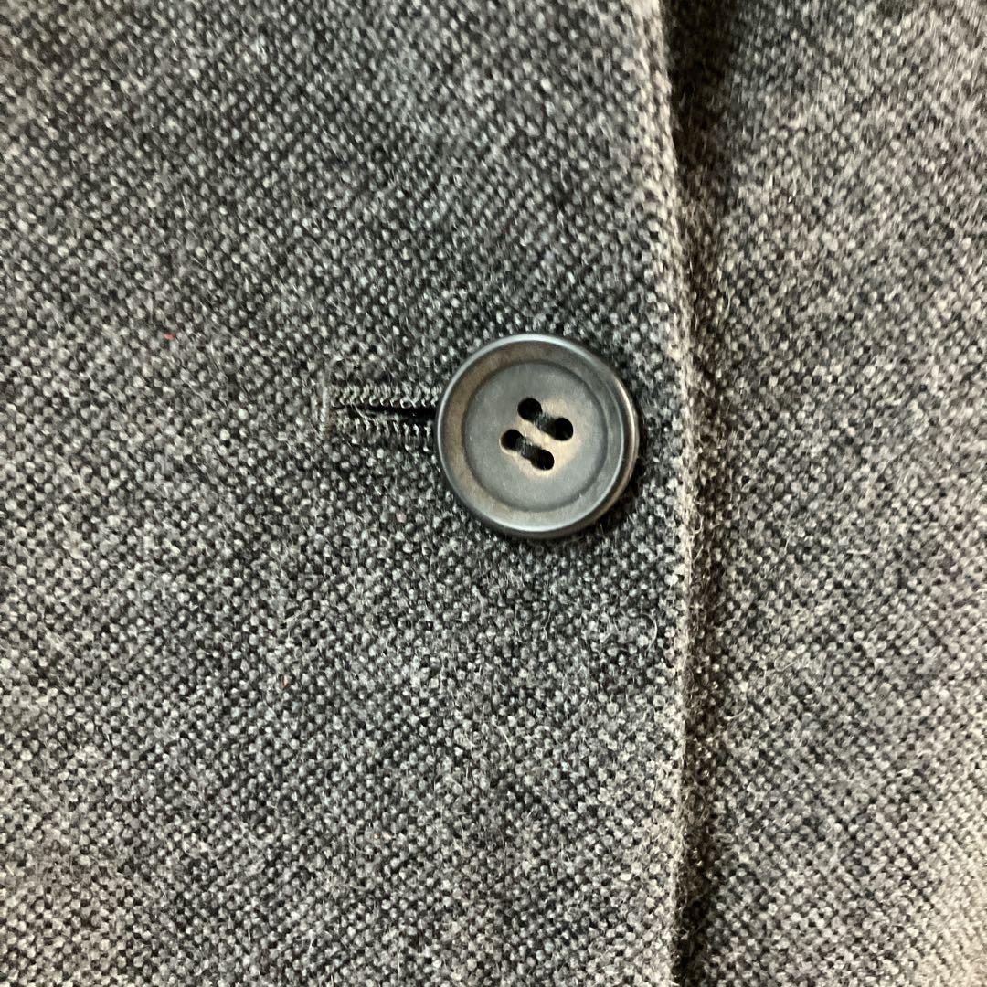 evam eva カシミヤ ヘンプ ロングコート グレー 系　定価約8万円