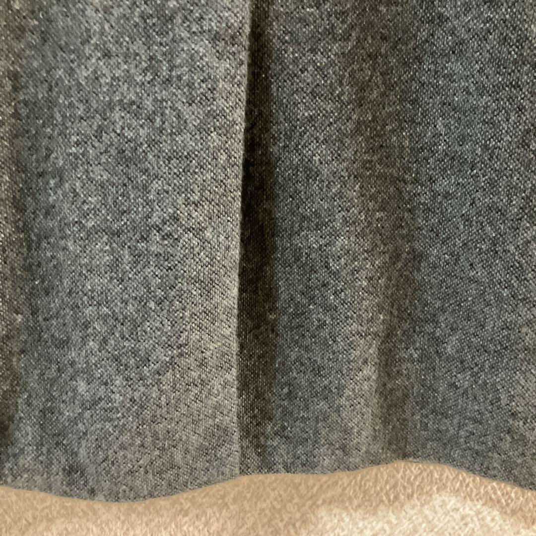 evam eva カシミヤ ヘンプ ロングコート グレー 系　定価約8万円