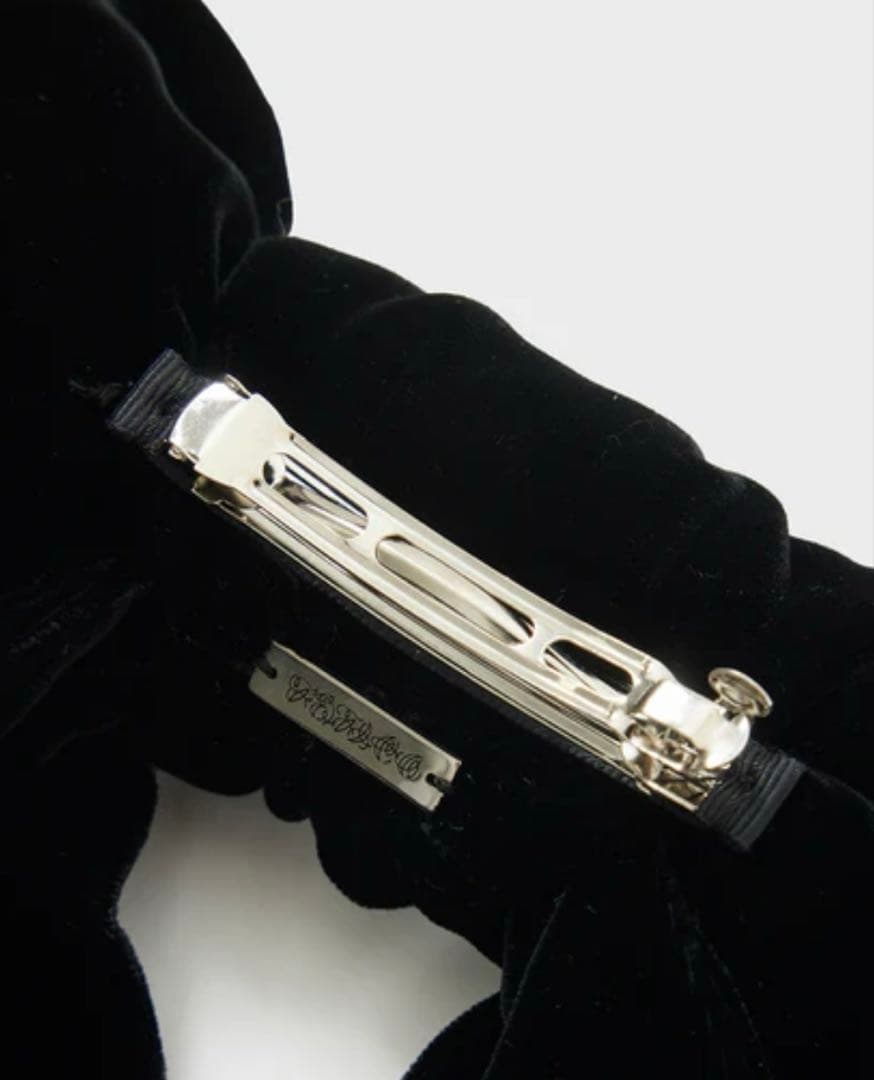 ヘアアクセサリー FETICO VELVET LONG BOW HAIR CLIP