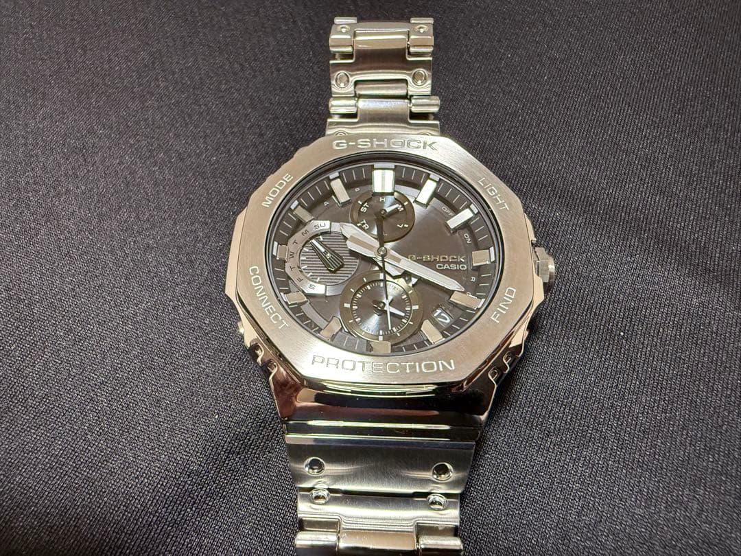 ほぼ新品 G-SHOCK GMC-B2100D-1AJF シルバーステンレス