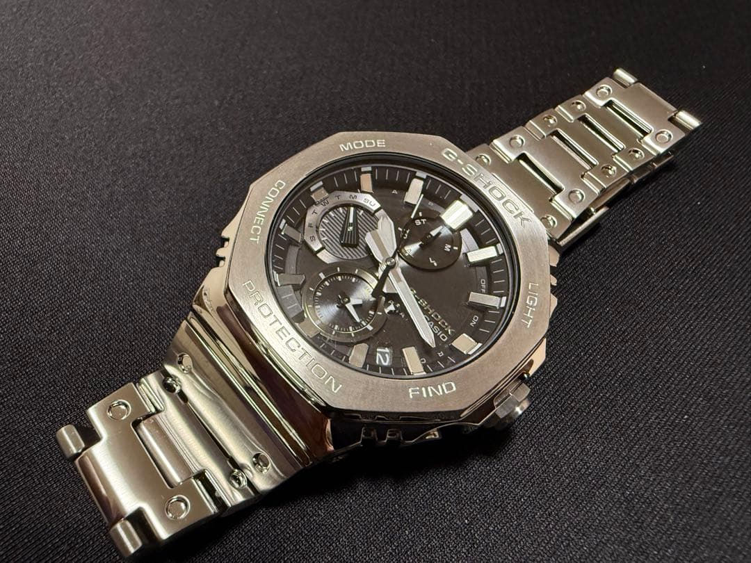 ほぼ新品 G-SHOCK GMC-B2100D-1AJF シルバーステンレス