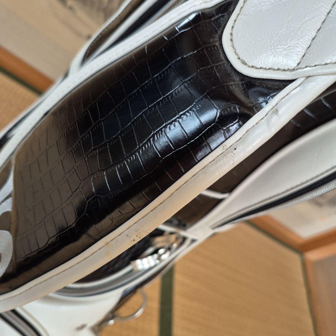 Srixon キャディバッグ 3点式　ホワイト/ブラック　フード付き