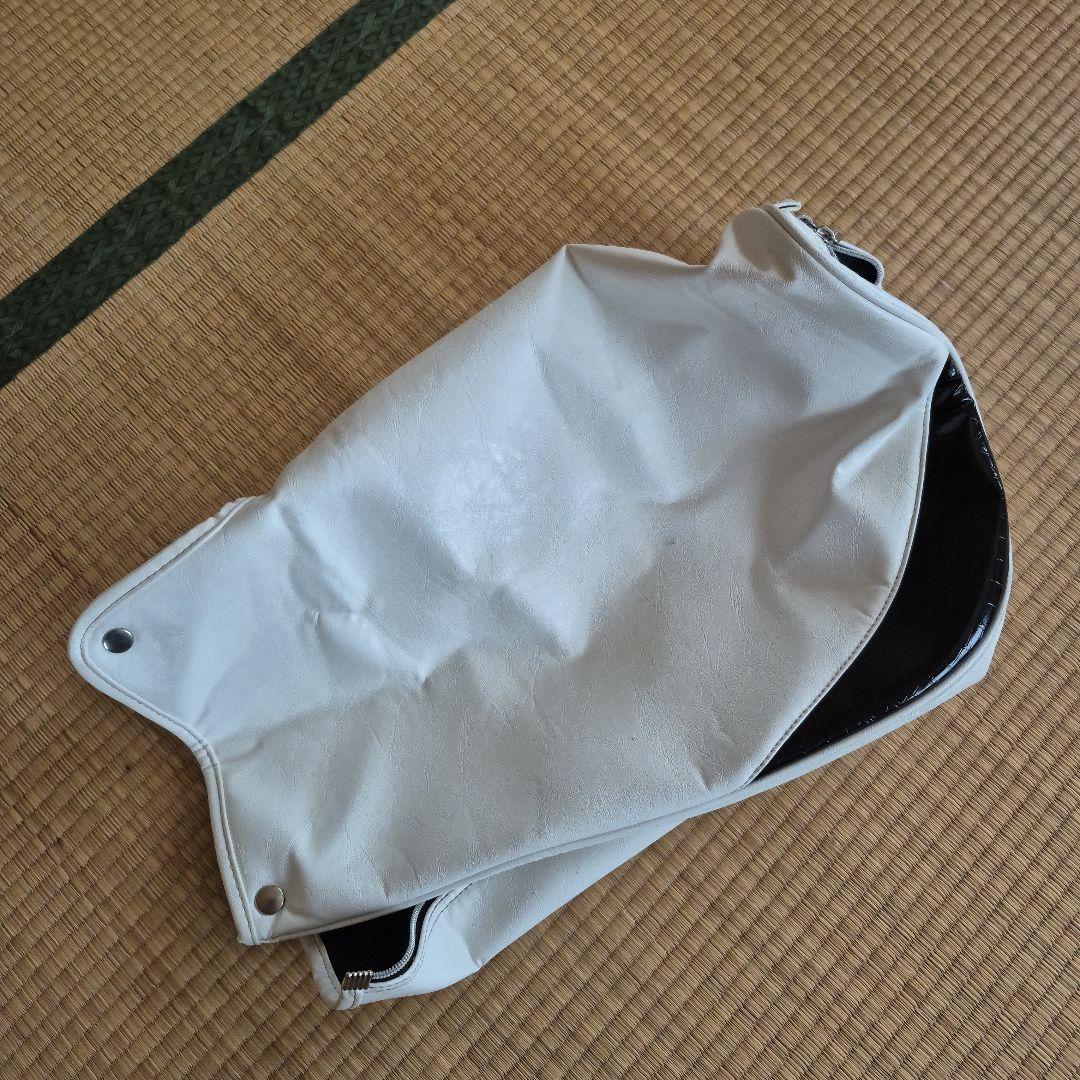 Srixon キャディバッグ 3点式　ホワイト/ブラック　フード付き