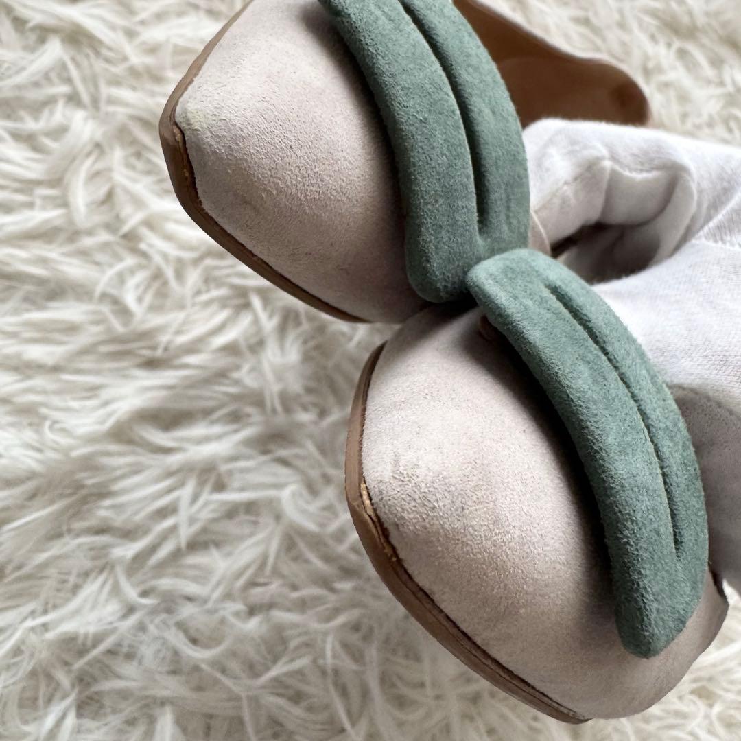 【ペリーコ】パンプス FIBBIA　スエード ポインテッドトゥ 37