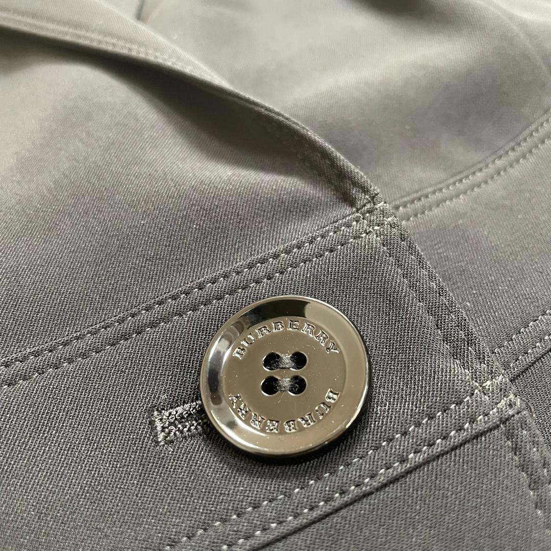 バーバリー BURBERRY 黒 ジャケット 46 日本製 大きいサイズ 美品