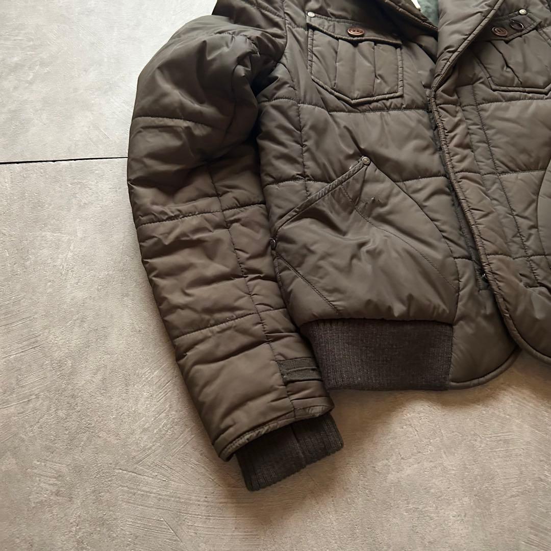ジャケット・アウター archive grunge diesel nylon jacket khaki