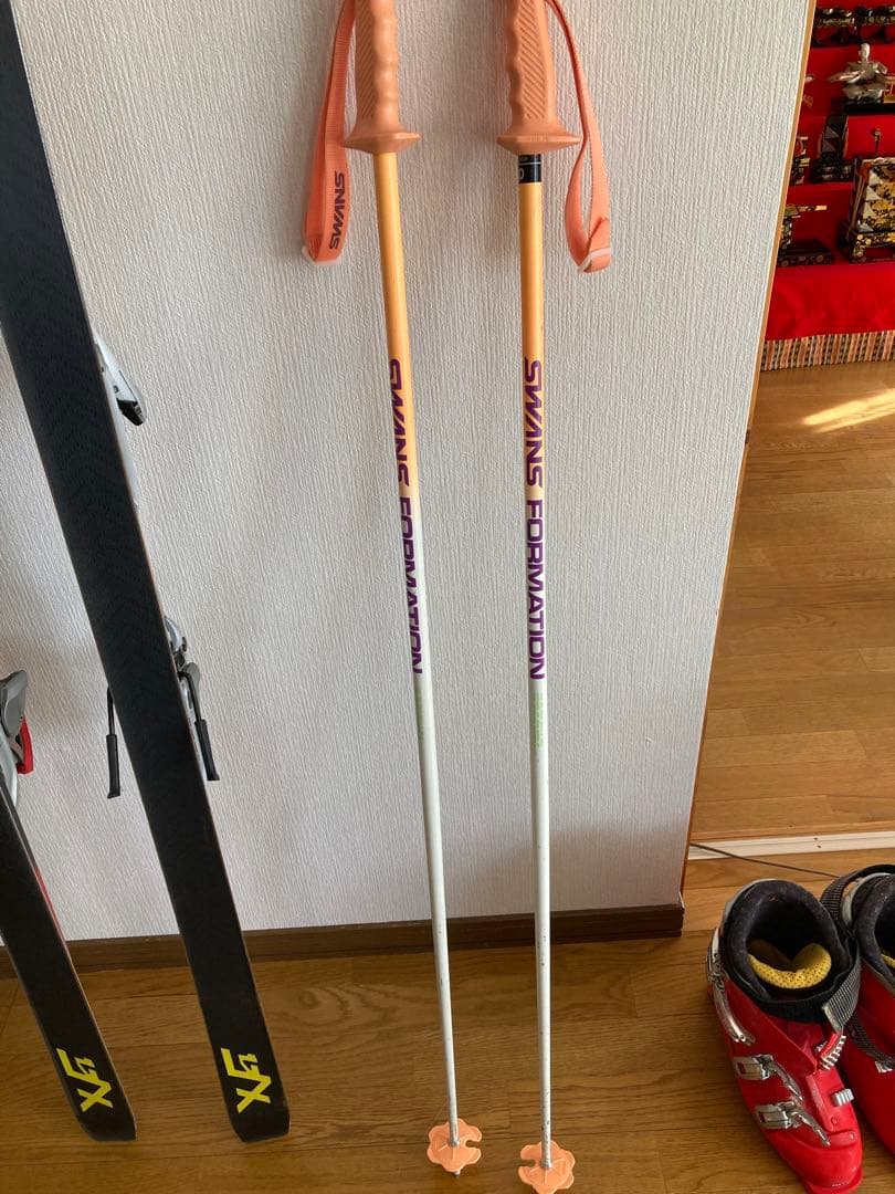 SALOMON スキーセット（ストック・スキー靴付き）