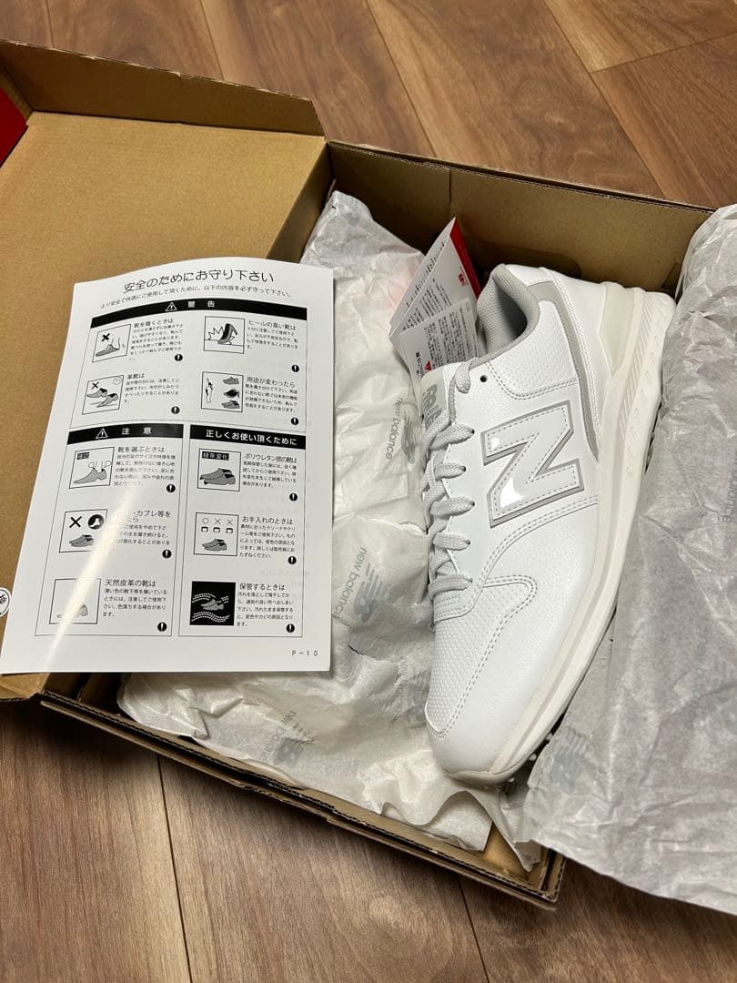 期間限定値下げ　ゴルフシューズ　New Balance 996 ホワイト