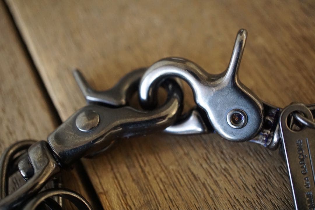 22aw コムデギャルソン 青山限定 ブラック ネックレス ウォレットチェーン