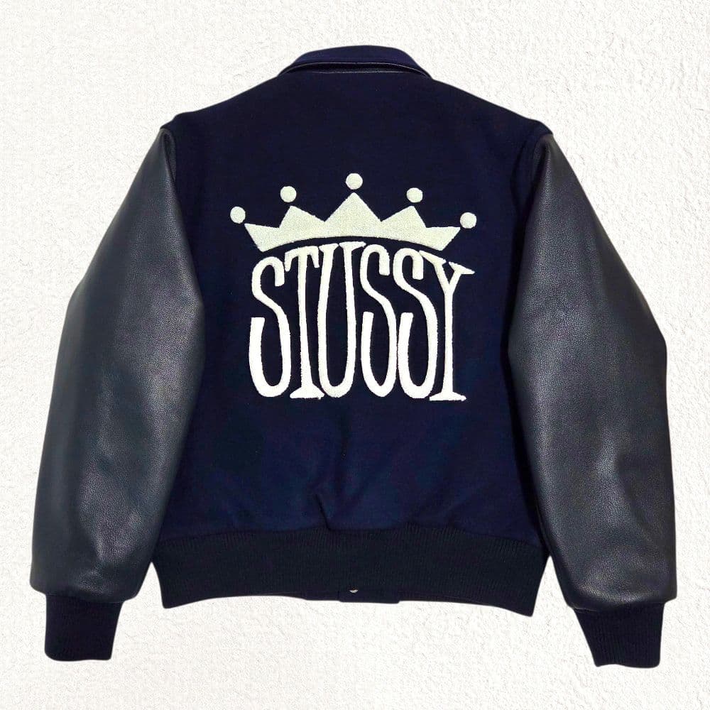 【新品】STUSSY KING VARSITY JACKET S