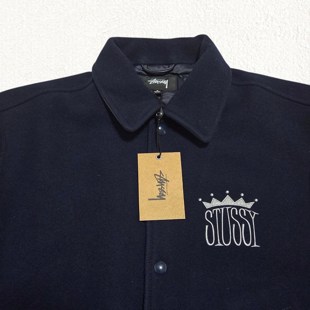 【新品】STUSSY KING VARSITY JACKET S