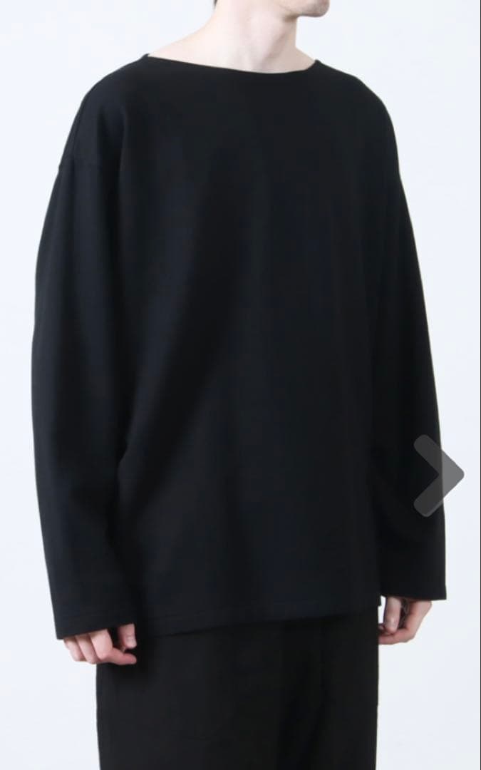 （美品）COMOLI コットン ボートネック 25AW