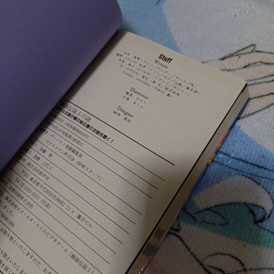 餓狼伝説3の謎 新たなる狼が秦の秘伝書の全貌を暴く!