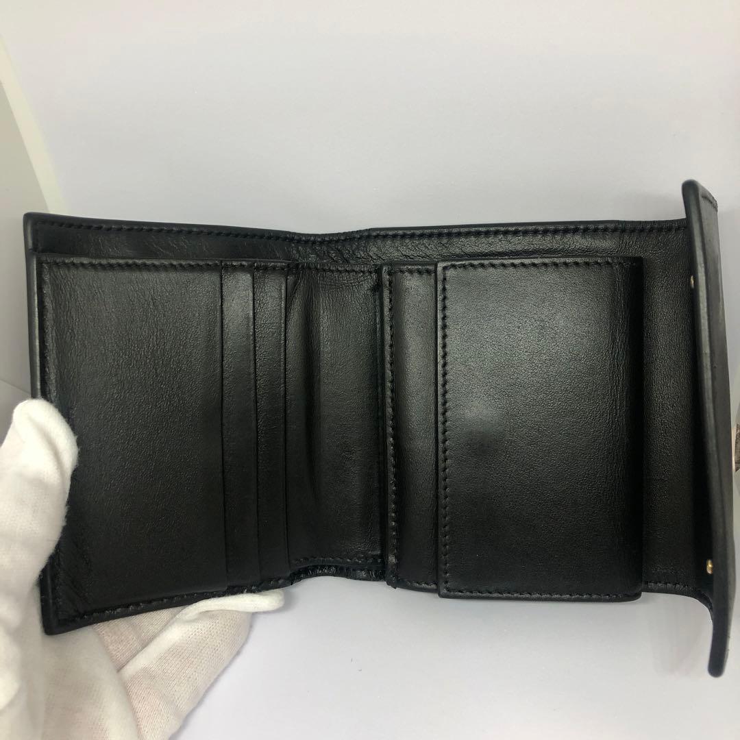 【美品】CELINE セリーヌ　三つ折り財布　スモール トリフォールドウォレット