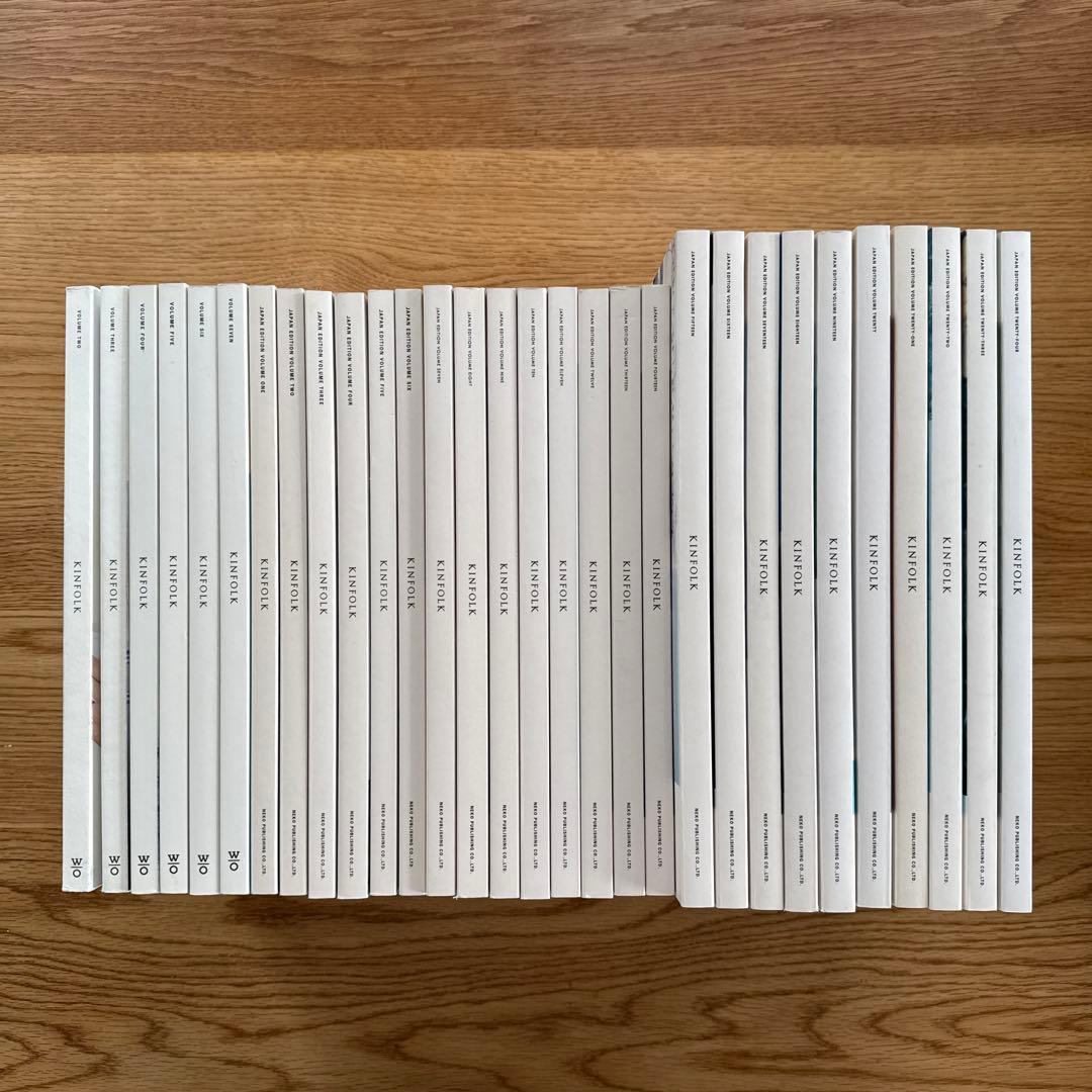 KINFOLK 2〜7、KINFOLK JAPAN 1〜24