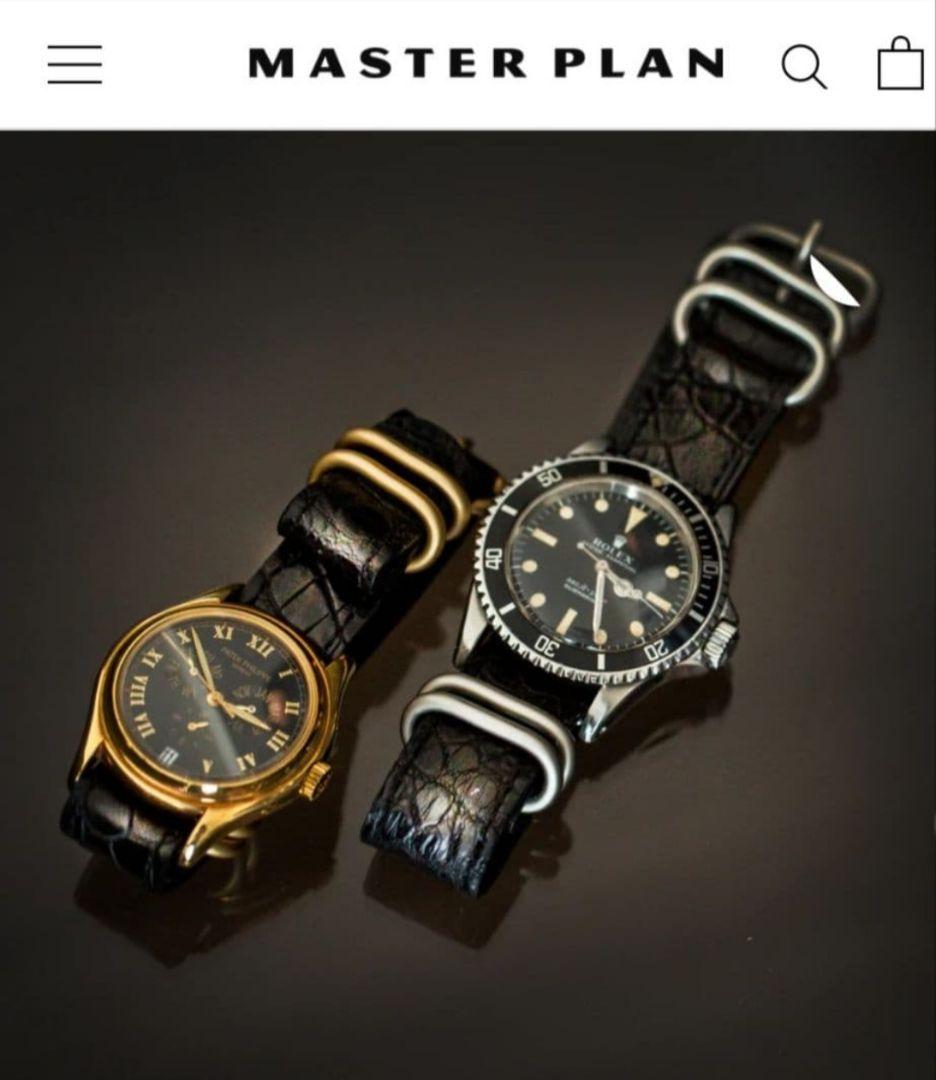 THE SOLE ザソール　 時計 NATOベルト クロコダイル 20mm