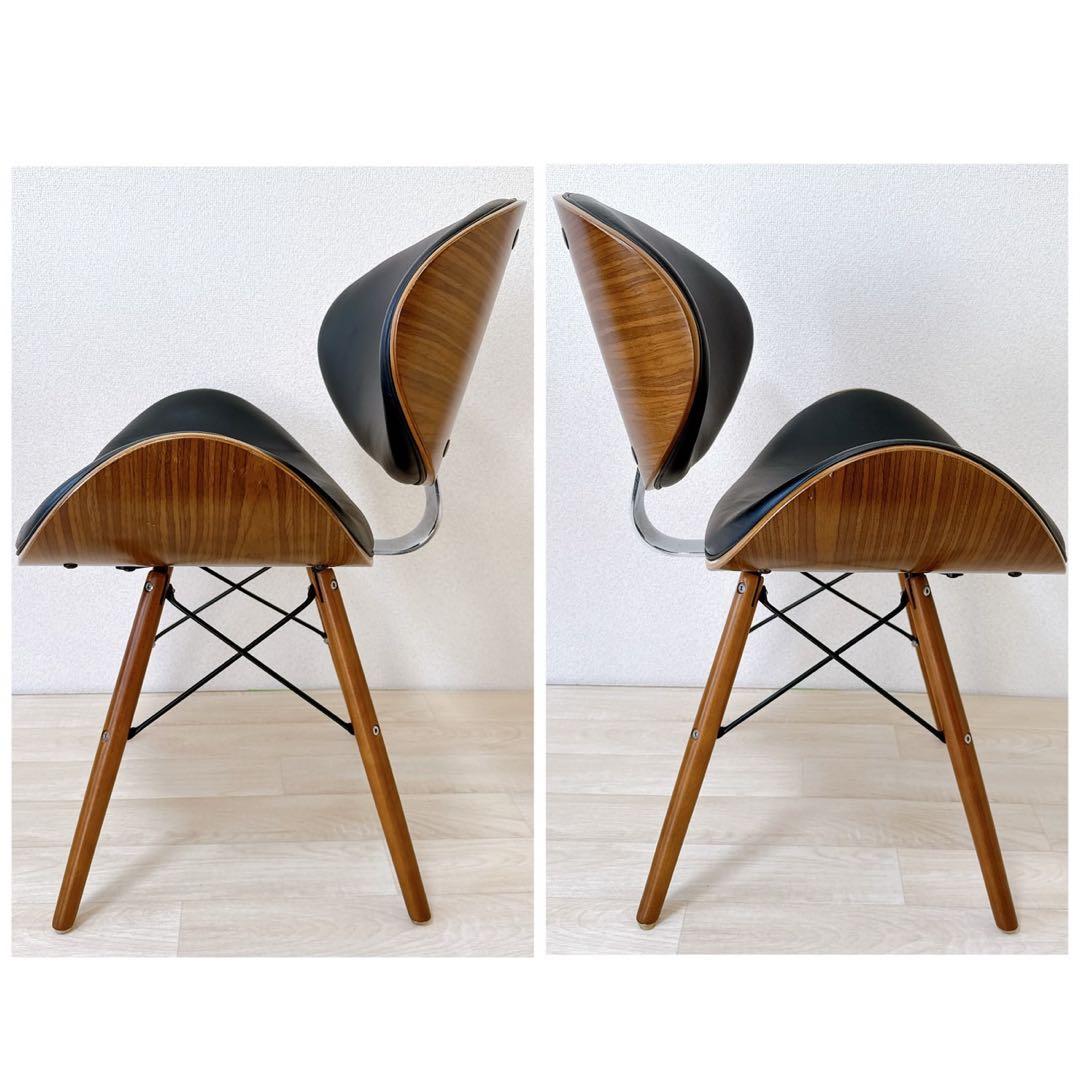 【美品】ブルチーノ ダイニングチェア　椅子　二脚セット　インテリア