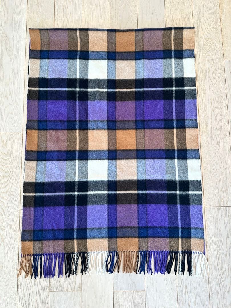 希少 極美品 ドレステリア 別注 ジョンストンズ カシミヤ100% 大判ストール