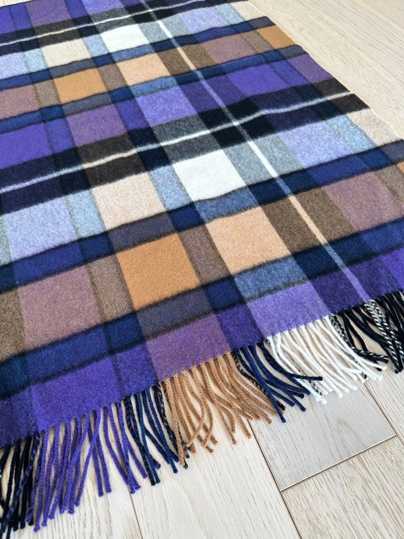 希少 極美品 ドレステリア 別注 ジョンストンズ カシミヤ100% 大判ストール