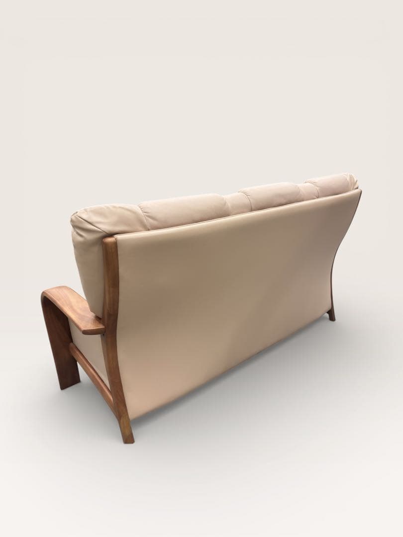 （cali.love）カリモクチターノ 3人掛け 本革ソファ