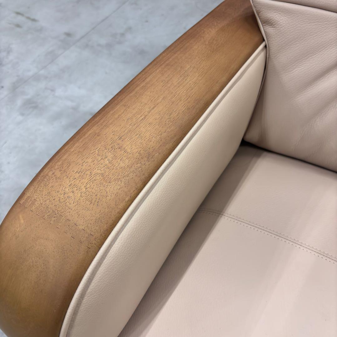 （cali.love）カリモクチターノ 3人掛け 本革ソファ