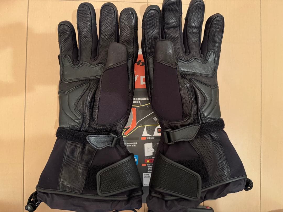 Hyod 電熱グローブ Mサイズ 黒/オレンジ