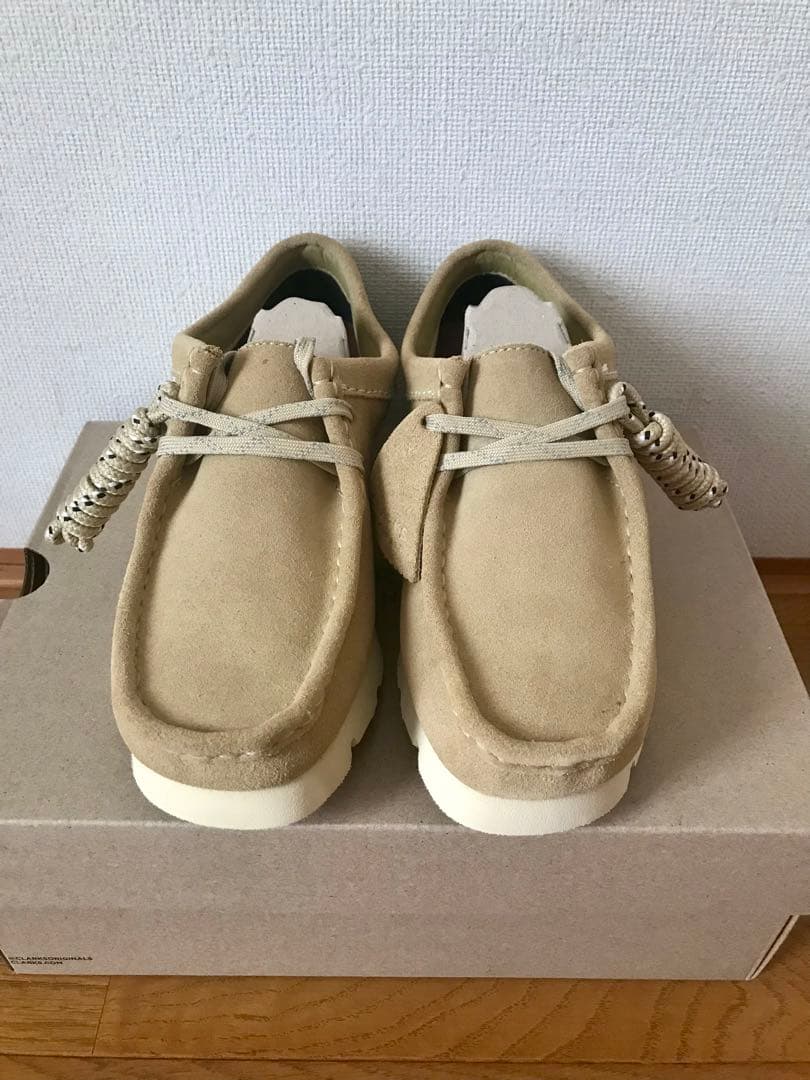 新品　クラークス　ワラビー　ゴアテックス　ビブラム　23.5cm