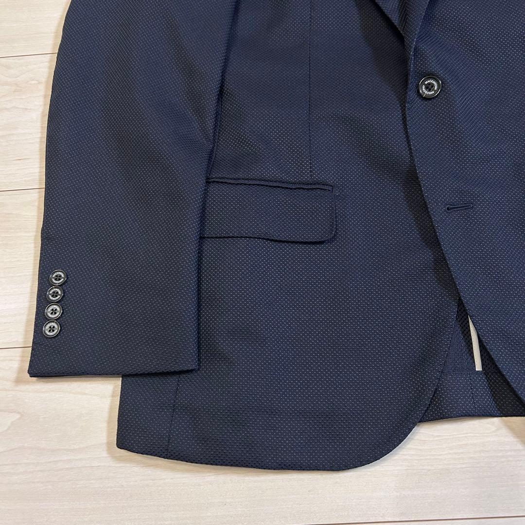 美品 マッキントッシュフィロソフィー トロッター テーラードジャケット ネイビー