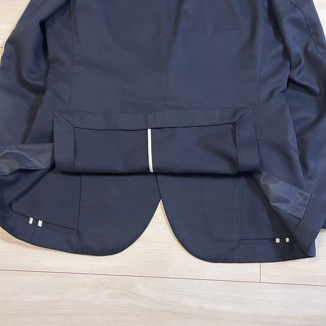 美品 マッキントッシュフィロソフィー トロッター テーラードジャケット ネイビー