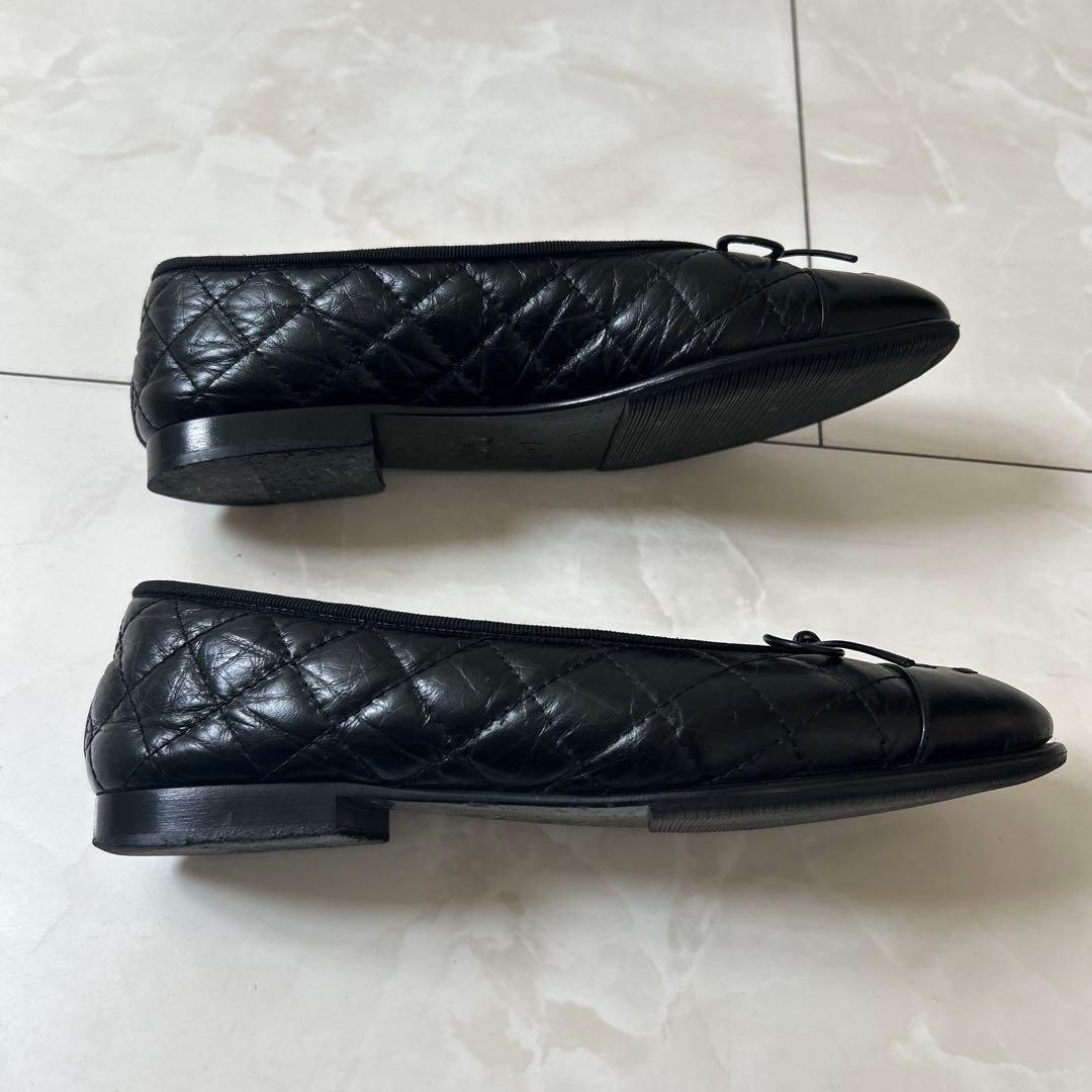 CHANEL バレリーナシューズ・箱と袋付き