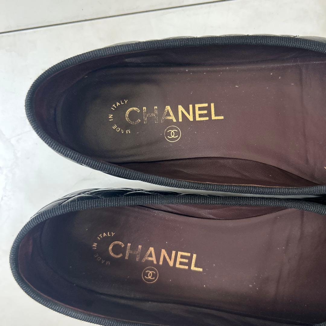 CHANEL バレリーナシューズ・箱と袋付き